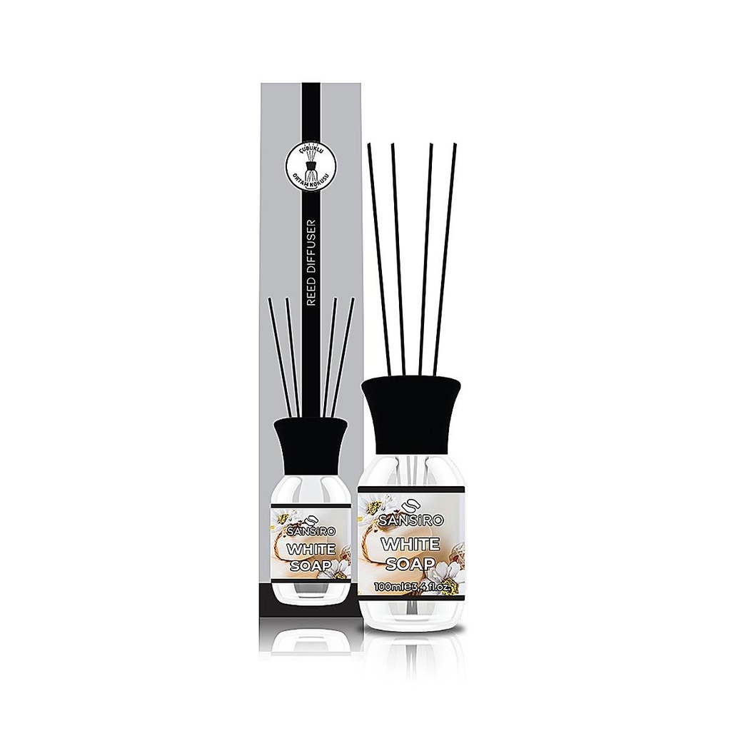 WHITE SOAP REED DIFFUSER