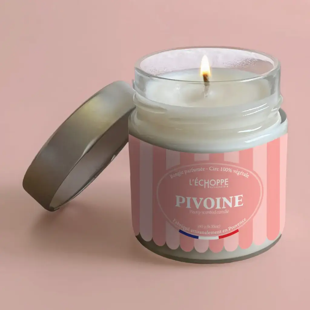 PIVOINE - PEONY SCENTED CANDLE