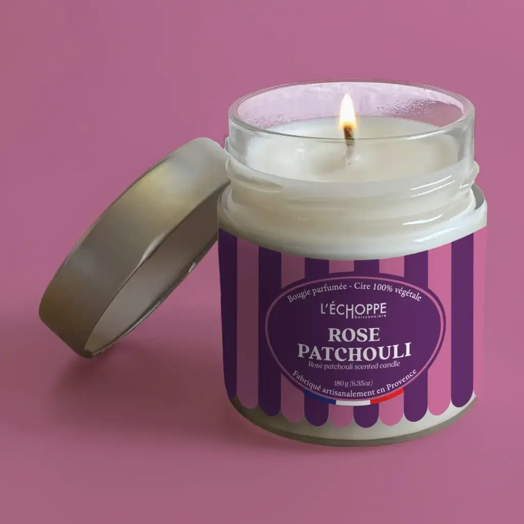 ROSE PATCHOULI SCENTED CANDLE