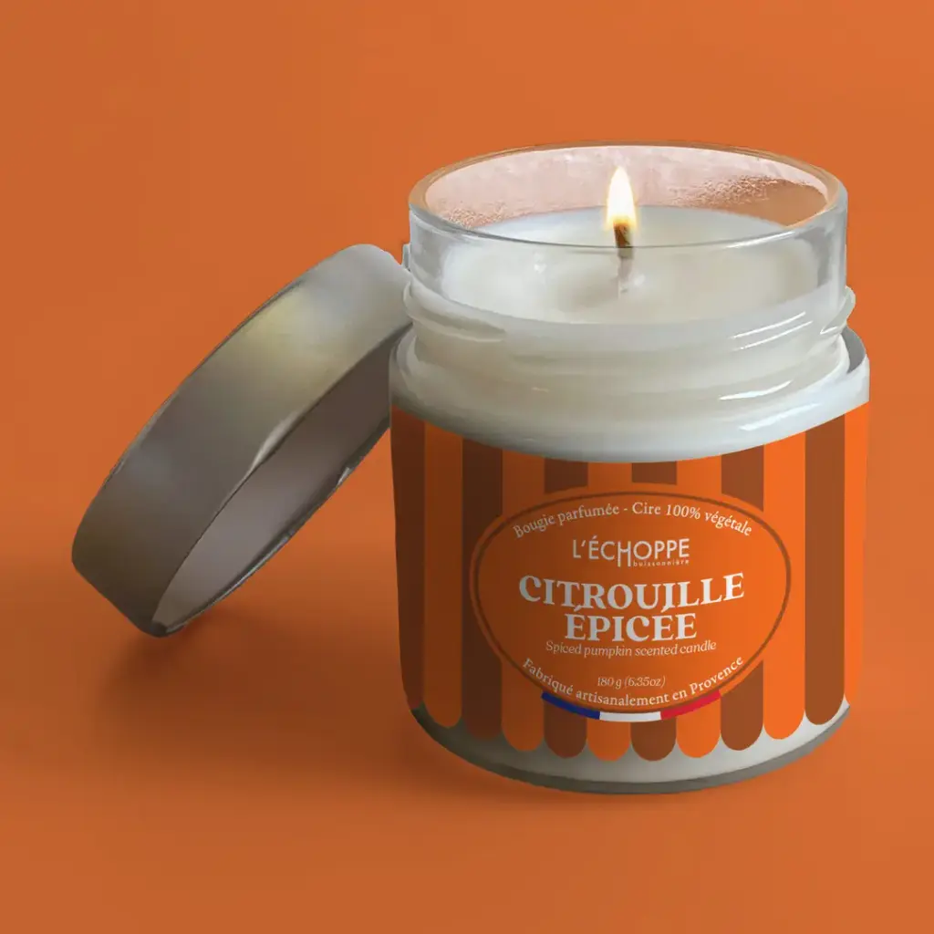 CITROUILLE ÉPICEE - SPICED PUMPKIN SCENTED CANDLE