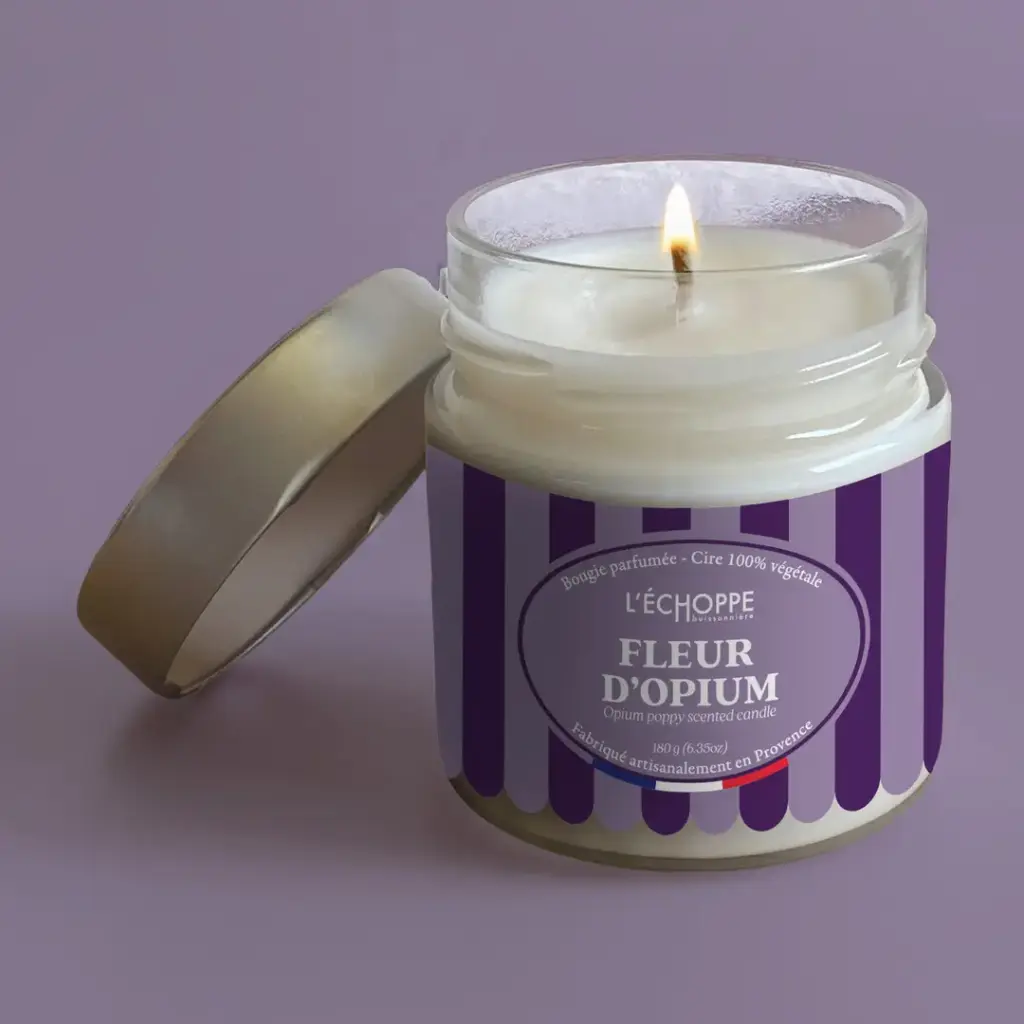 FLEUR D'OPIUM - OPIUM POPPY SCENTED CANDLE