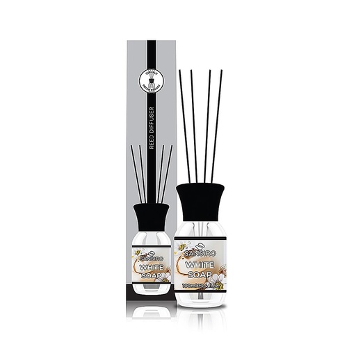 WHITE SOAP REED DIFFUSER