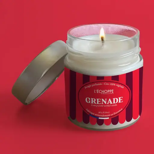 GRENADE - POMEGRANATE SCENTED CANDLE
